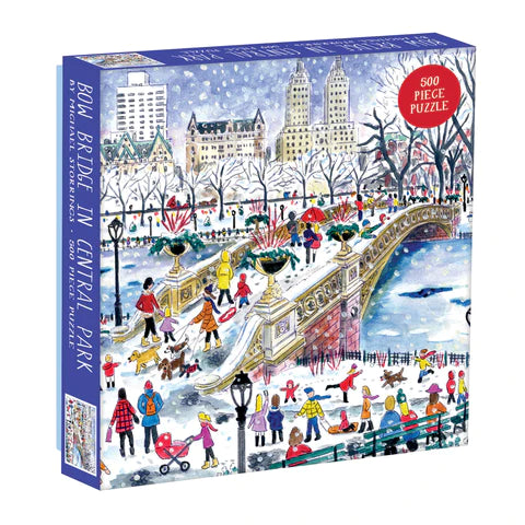 Bow Bridge In Central Park 500 Piece Puzzle - Michael Storrings