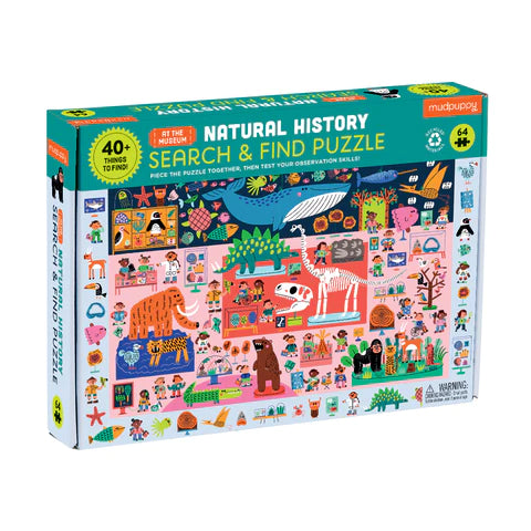 Natural History Search & Find Puzzle - Mudpuppy