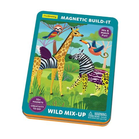 Wild Mix-Up Magnetic Build-It - Mudpuppy