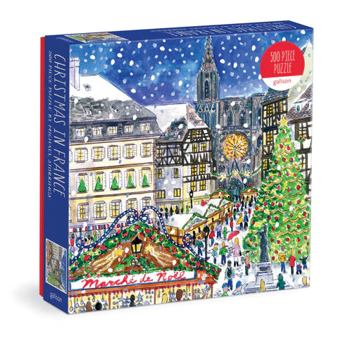 Christmas In France 500 Piece Puzzle: Michael Storrings