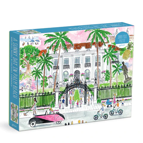 A Sunny Day In Palm Beach 1000 Piece Puzzle - Michael Storrings