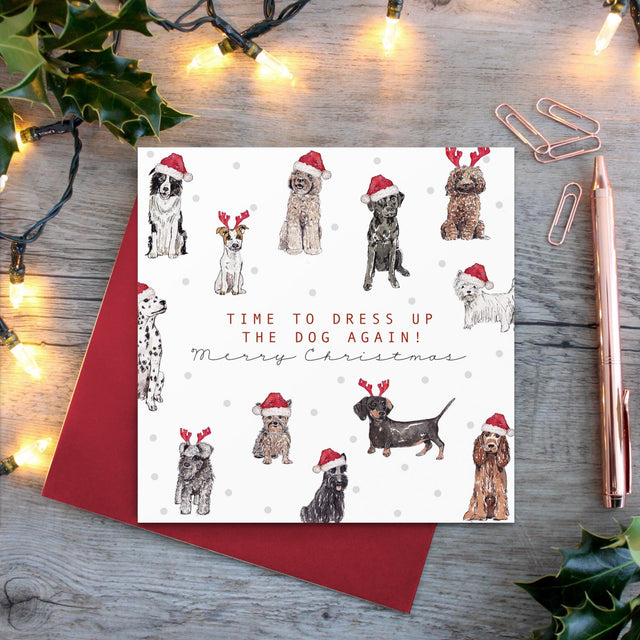 Time To Dress Up The Dog Again! Card - Toasted Crumpet