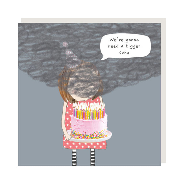 Bigger Cake Card - Rosie Made A Thing