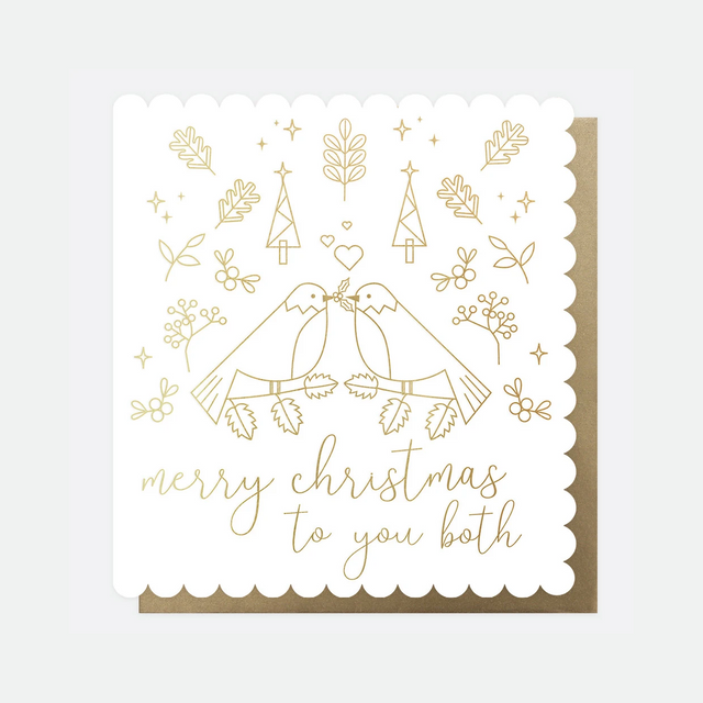Merry Christmas To You Both Card - Caroline Gardner