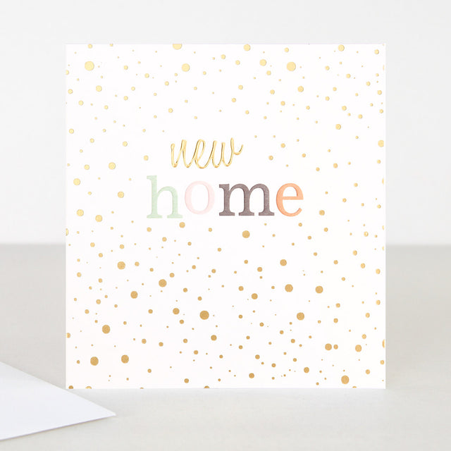 New Home Confetti Card - Congratulations New Home Housewarming Cards - Caroline Gardner
