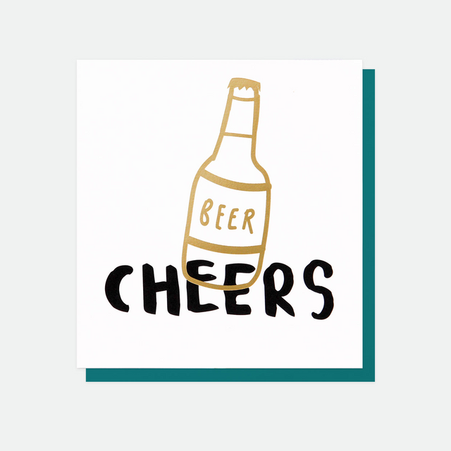 Cheers Beer Card - Caroline Gardner