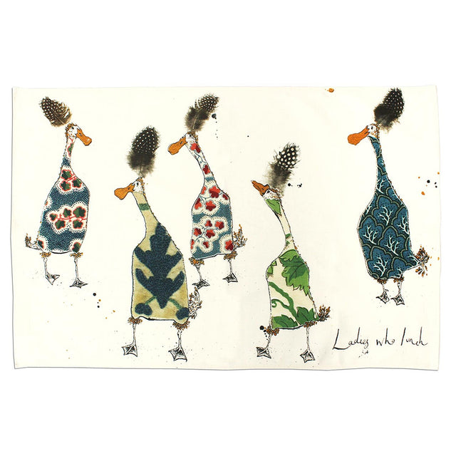Ladies Who Lunch Tea Towel - Anna Wright