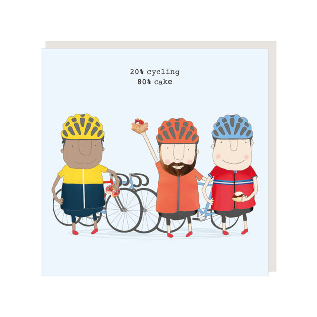 Cycling Cake Boy Card - Rosie Made A Thing