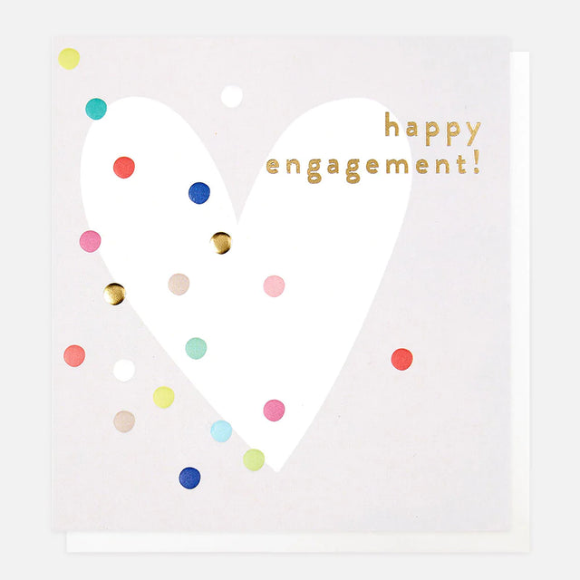 Happy Engagement Heart Card - Caroline Gardner