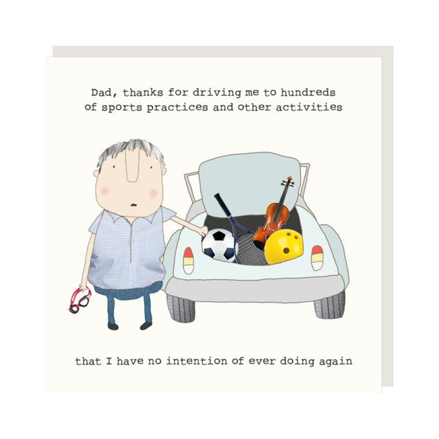 Driving Dad Card - Rosie Made A Thing