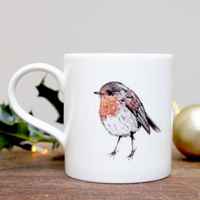 Robin China Mug