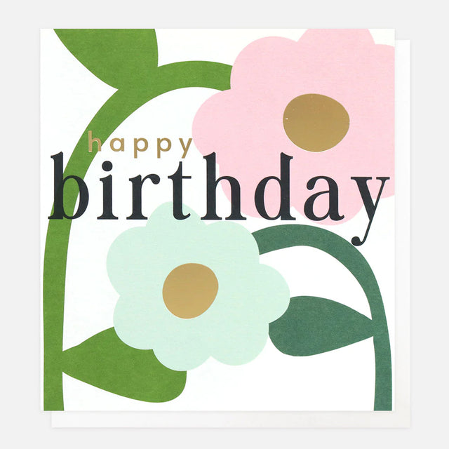 Happy Birthday Daisies Card - Caroline Gardner