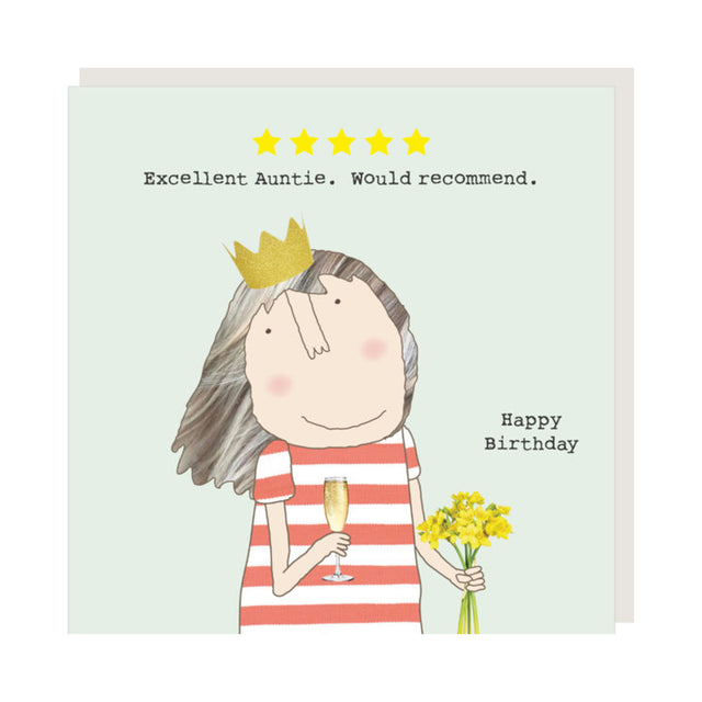Five Star Auntie Card - Rosie Made A Thing
