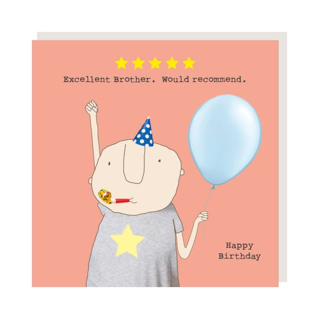 Five Star Brother Card - Rosie Made A Thing