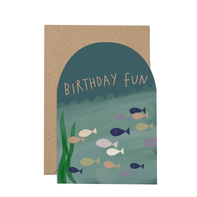 Birthday Fun Fish Card - Plewsy