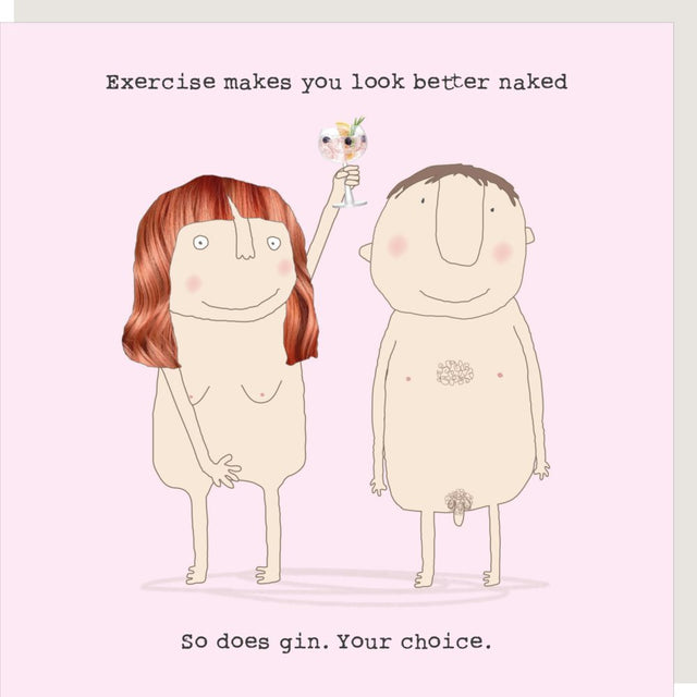 Look Good Naked Card - Rosie Made A Thing
