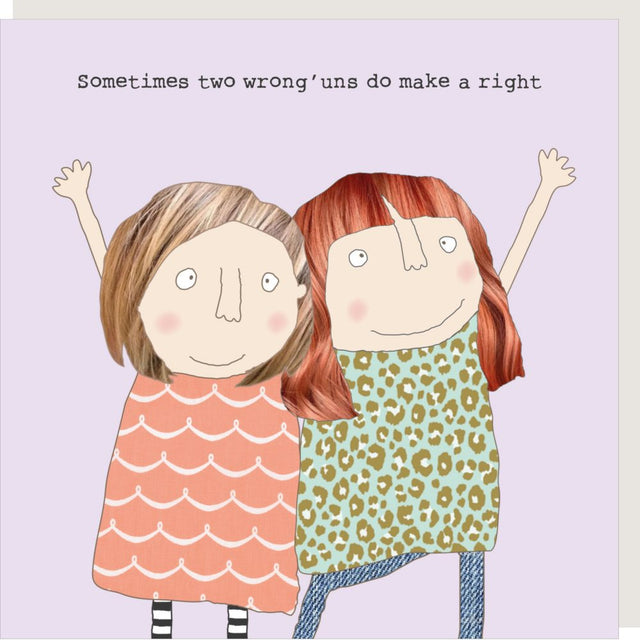 Wrong 'Uns Card - Rosie Made a Thing