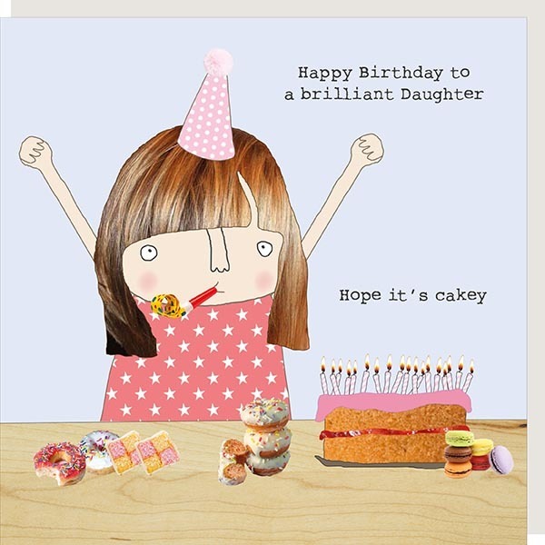 Daughter Cakey Card - Rosie Made A Thing