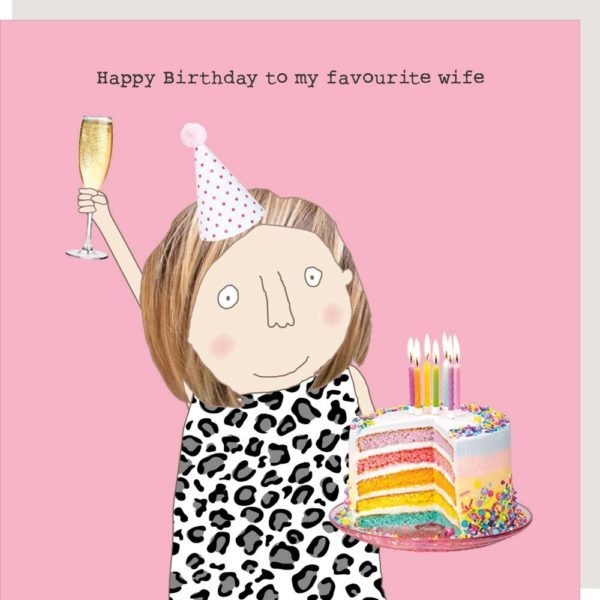 Fave Wife Card - Rosie Made A Thing