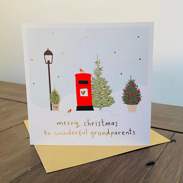 Wonderful Grandparents Christmas Card - Megan Claire
