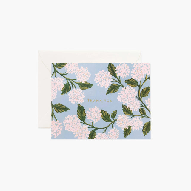 Hydrangea Thank You Card - Rifle Paper Co