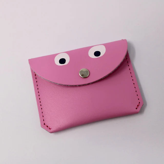 Mini Money Googly Eyed Purse: Soft Pink - Ark Colour Design