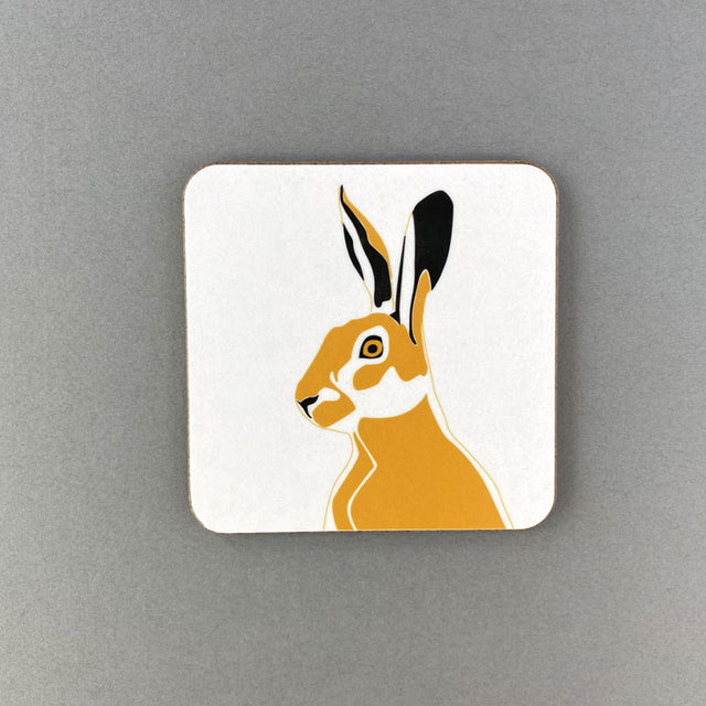 Hare Coaster - Penguin Ink