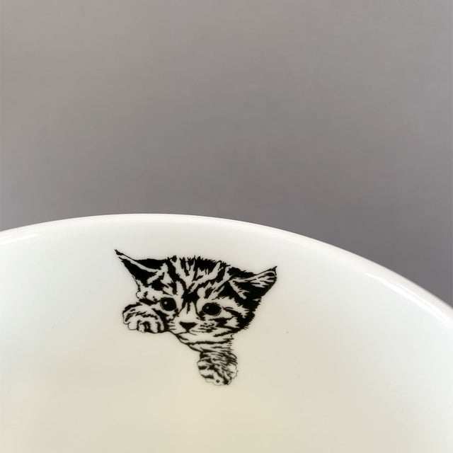 Molly & Maud Cats Fine Bone China Mug - Penguin Ink