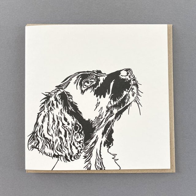 Springer Spaniel Puppy Card - Penguin Ink