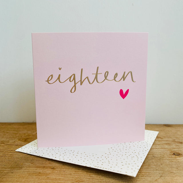 Eighteen Card - Inkpot - Megan Claire
