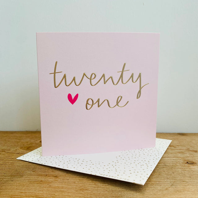 Twenty One Card - Inkpot - Megan Claire