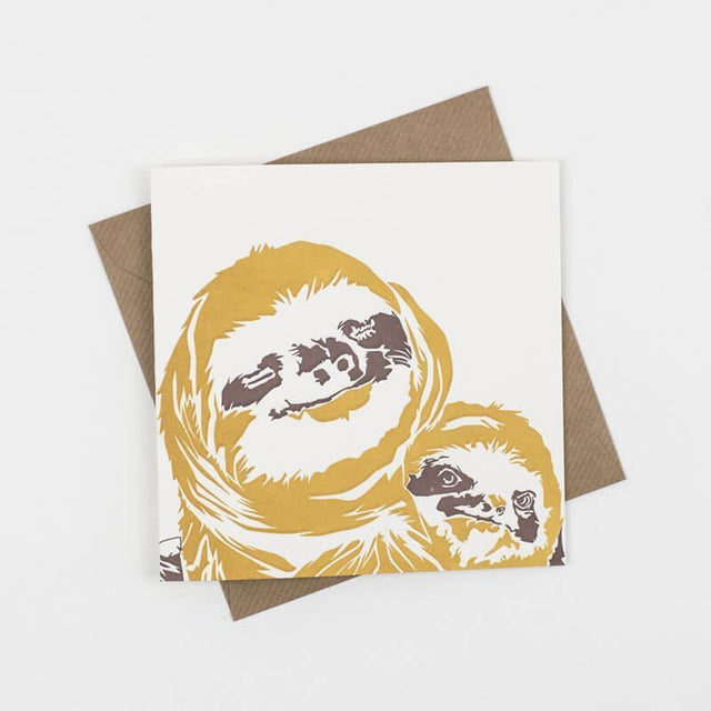 mummy-cuddles-sloth-letterpress-card-penguin-ink