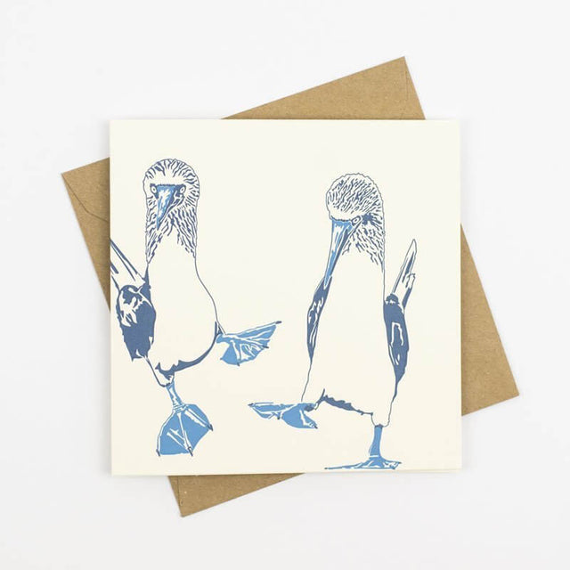 blue-footed-boobie-letterpress-card-penguin-ink