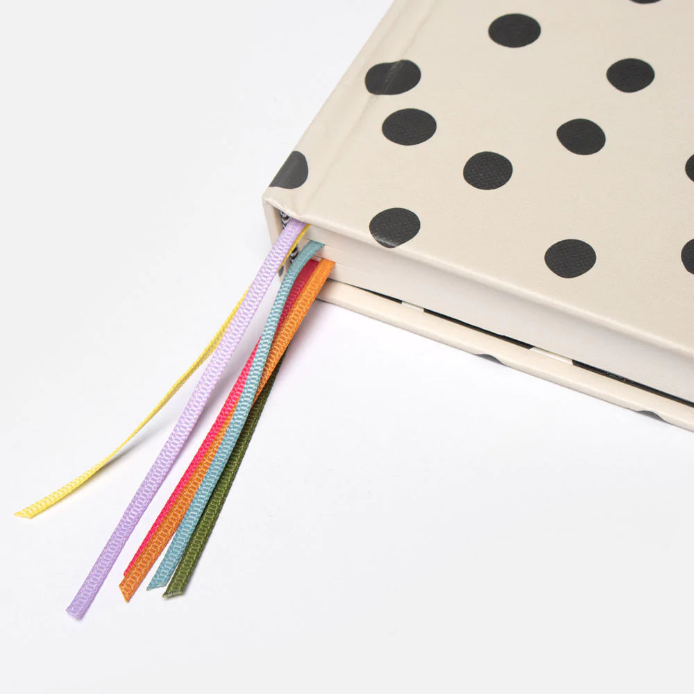 Pretty Organised Mono Spot Multi Ribbon Journal - Caroline Gardner ...