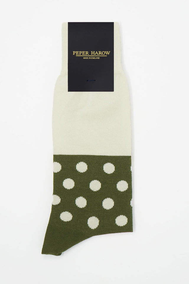 Mayfair Men's Socks - Cream - Peper Harow
