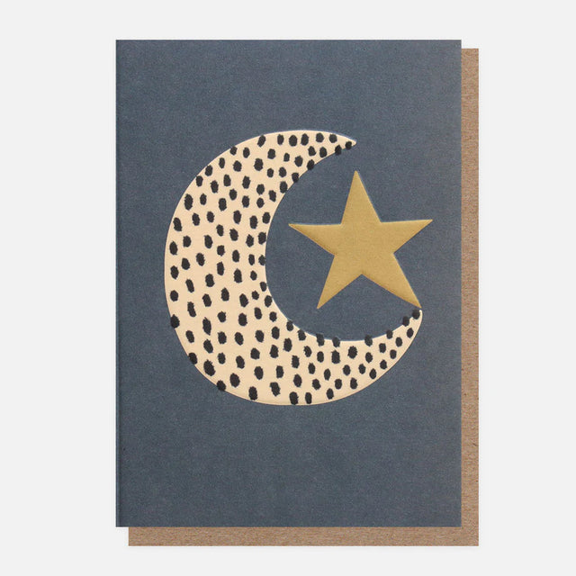 Moon & Star Mini Card - Caroline Gardner