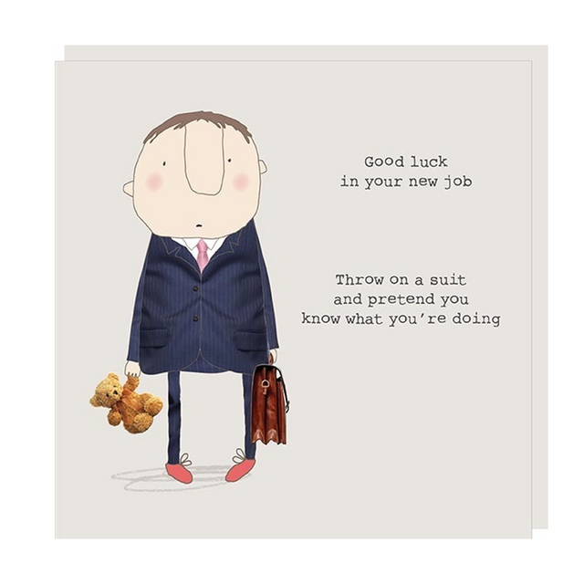 New Job Boy Card - Rosie Made A Thing