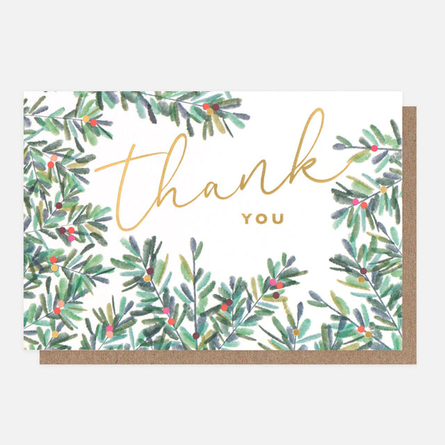 Floral Christmas Thank You Pack - Caroline Gardner