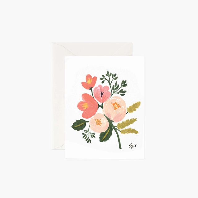 Peony Pink Floral Card - Rifle Paper Co