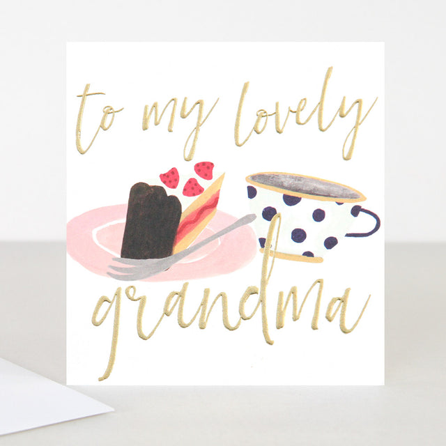 To My Lovely Grandma Birthday Card - Caroline Gardner
