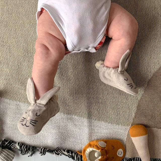 Rabbit Baby Booties: Sophie Home