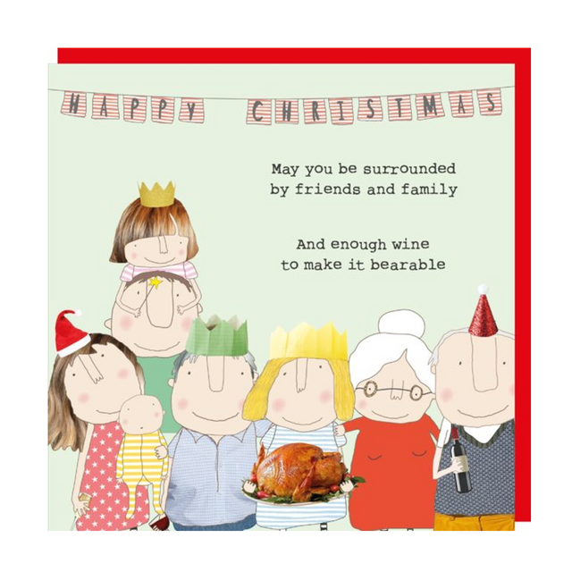 Bearable - Festive Rosie Christmas Card - Rosie Made A Thing