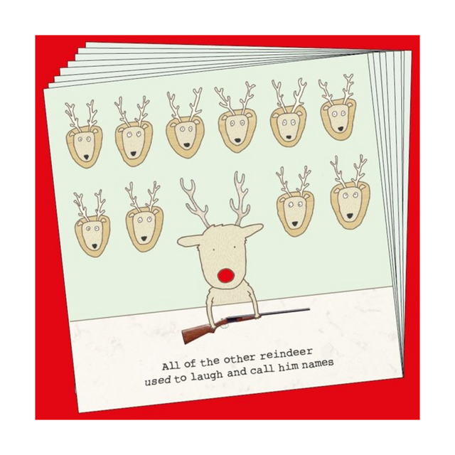 Rudolph Christmas Card Pack - Rosie Made A Thing