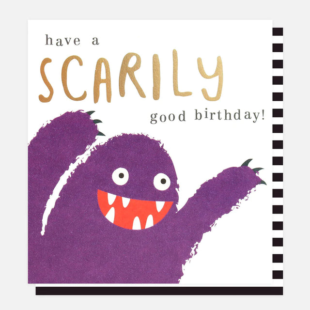 Scarily Good Birthday! Card - Little Monsters - Caroline Gardner