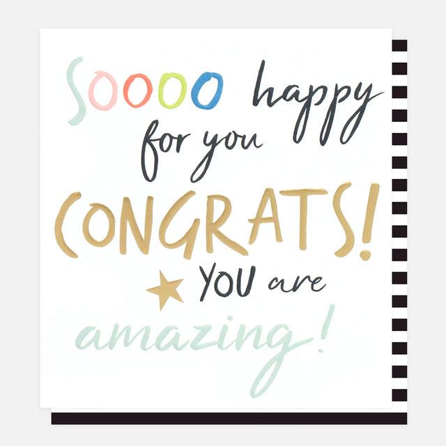 Congrats! You Are Amazing! Card - Caroline Gardner