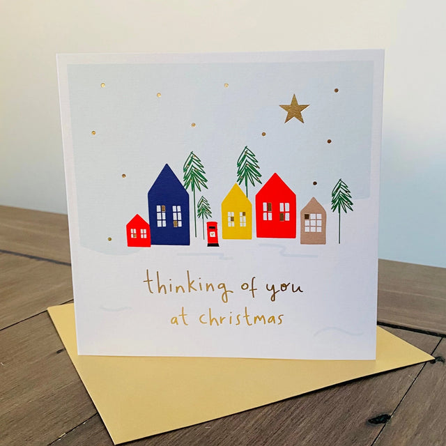 Thinking of You at Christmas Card - Megan Claire