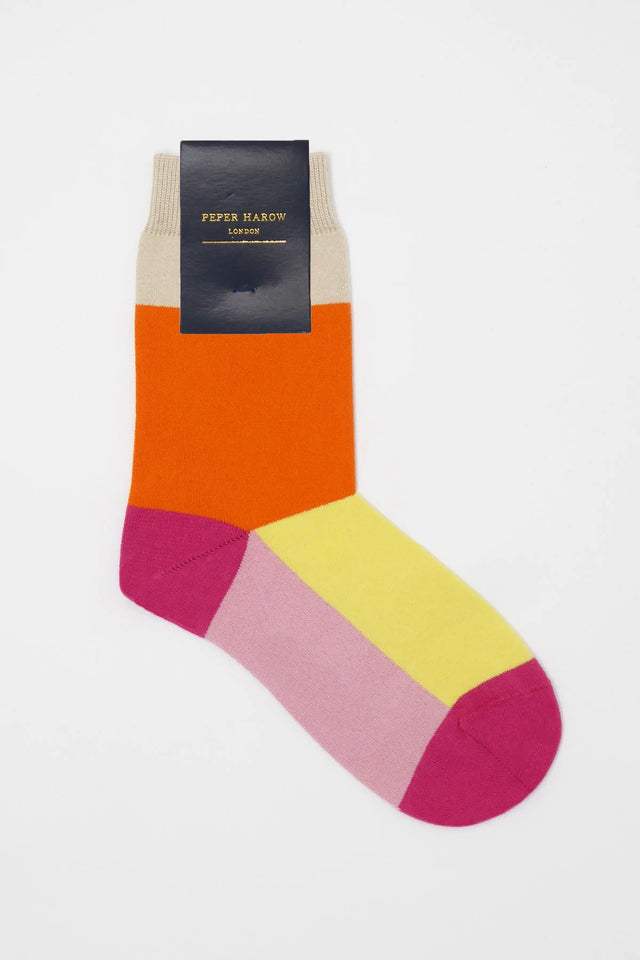 Victoria Women's Socks - Orange - Peper Harow
