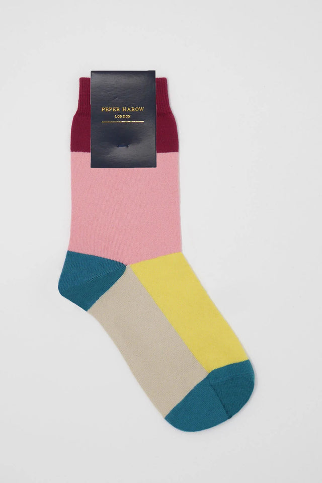 Victoria Women's Socks - Pink - Peper Harow