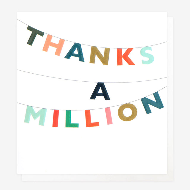 Thanks a Million Card - Caroline Gardner