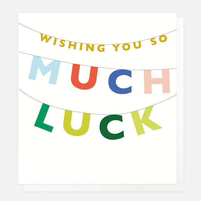 Wishing You So Much Luck Card - Caroline Gardner